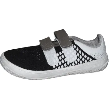 Dětská treková obuv Jonap dětská obuv KNITT 3D Barva: bílo-černá, Velikost: 25
