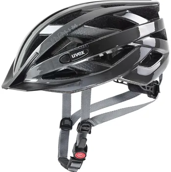Cyklistická přilba helma Uvex Air Wing - Black/Grey 52-57 cm
