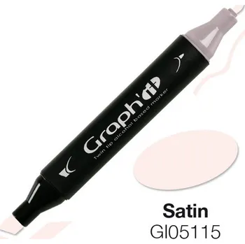 Lihová fixa GRAPH'IT oboustranná Fine & Chisel, Satin