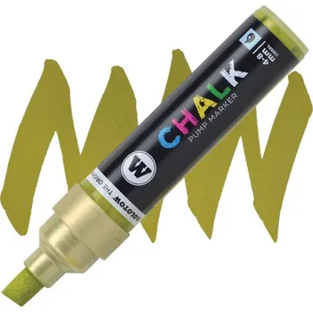 Křídová fixa MOLOTOW Chalk na sklo 4-8mm, zlatá