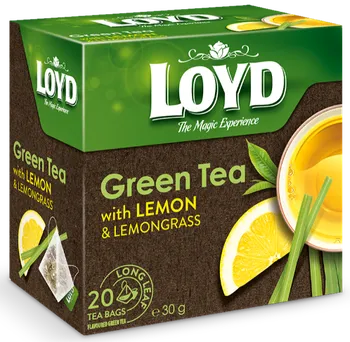 Čaj Loyd Zelený čaj s citrónovou kůrou a citrónovou trávou 20x 1,5 g