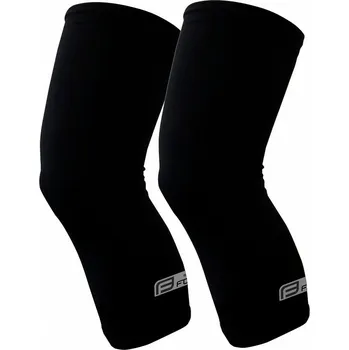 Cyklistické návleky návleky na kolena FORCE RACE, lepené, černé XL