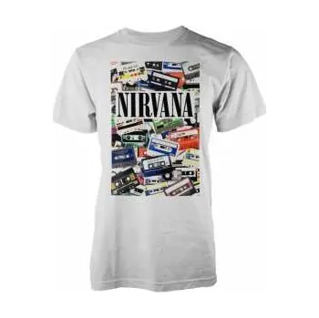 Pánské tričko Merch Nirvana: Tričko Cassettes XL 2022
