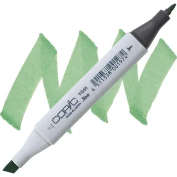 Lihová fixa COPIC Classic oboustranná Fine & Chisel, YG45 Cobalt green