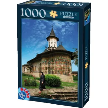 Puzzle D-TOYS Puzzle Klášter Sucevita, Rumusko 1000 dílků