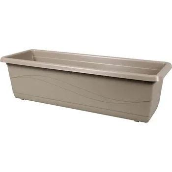 Truhlík Lobelia š 40 cm; v 14 cm - hnědo-šedý