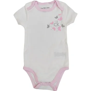 Calvin Klein bodýčko pro holčičku Ava bílé 18 m