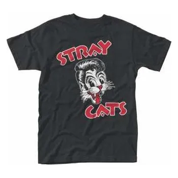 Merch Stray Cats: Tričko Cat Logo Stray Cats M 2016
