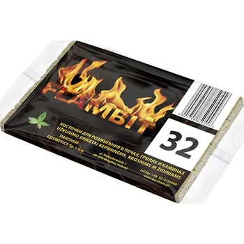 Zahradní gril Podpalovač na gril šedý - 32 kostek