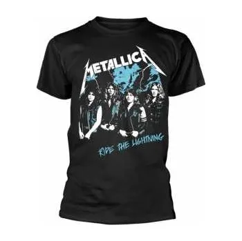 Pánské tričko Merch Metallica: Tričko Vintage Ride The Lightning M 2022