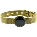 Doria Náramek zlatý z chirurgické oceli a keramiky N010