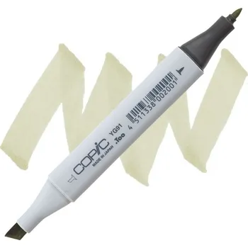 Lihová fixa COPIC Classic oboustranná Fine & Chisel, YG91 Putty