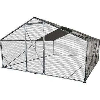 Kovová klec pro drůbež 400x400x220 cm