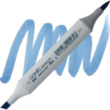 Lihová fixa COPIC Sketch oboustranná Brush & Chisel, B45 Smoky blue