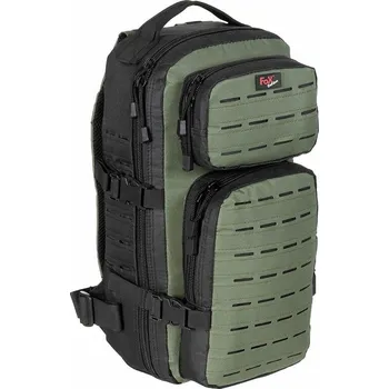 turistický batoh Batoh FOX OUTDOOR - Assault Travel - Laser - černo-olivový