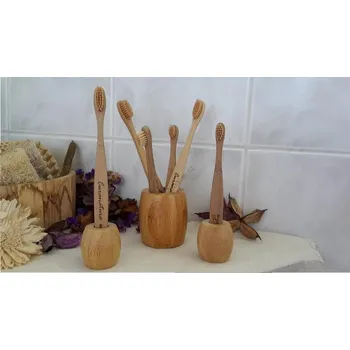 Zubní kartáček Bambusové stojánky na zubní kartáčky CURANATURA Velikost: Malý