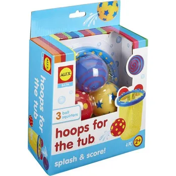 Hračka pro nejmenší Alex Koš s míčky do vany 694