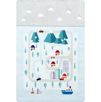 Koberec Livone Dětský koberec Milujeme hory 90x130 cm