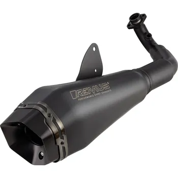 Výfuk pro motocykl Výfuk REMUS RS Black Edition, Vespa GTS, ​GTS Super, ​GTV 300ccm Euro5 2020- REM43049B