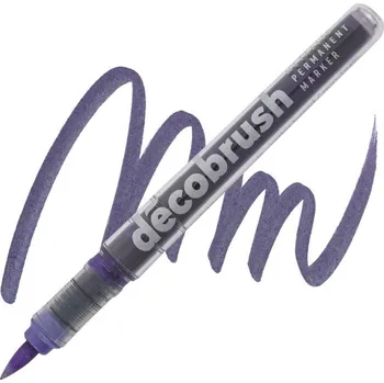 Akrylová fixa KARIN DecoBrush Metallic, Violet 8545