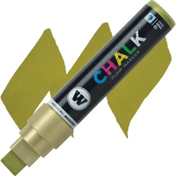 Křídová fixa MOLOTOW Chalk na sklo 15mm, zlatá