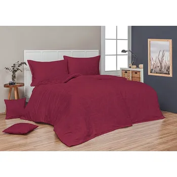 Povlečení Matějovský Povlečení damašek LOLITA BORDO velikost: 140/220+70/90 - poslední 1ks