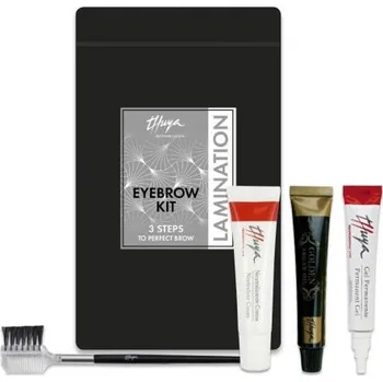 Kosmetická sada Thuya Eyebrow Kit - Permanentní gel 15 ml + neutralizační krém 15 ml + regenerační krém 15 ml + 1 kartáček Dárková sada