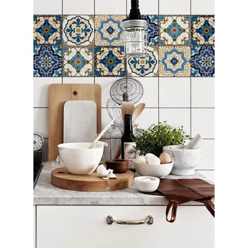 Fototapeta Coloray Samolepky na dlaždice Orientální Damask BubblesFree 24 ks BubblesFree 5.0 x 5.0cm coloraydecor-td-as-119037818