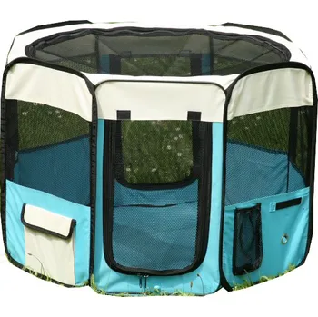 klec pro psa Klec pro psa, látková přepravka, výběh, vel. L, světle modrá (R115X)