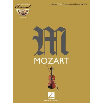 Mozart: Violin Concerto in G Major, K216 - Classical Play-Along Volume 15 - pro housle 1000479