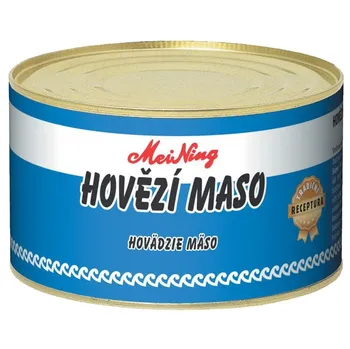 Konzervované maso Mei Ning Hovězí maso ve vlastní šťávě 400 g