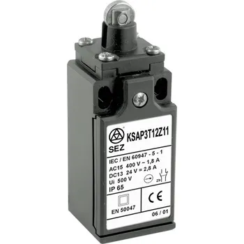 vypínač Koncový spínač plastový s kladkou - nylonové kolečko, šířka 30mm KSAP3T13Z11