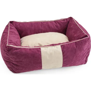 Pelíšek pro psa Diversa Pelíšek PETTI vínovo-béžový Délka: 1 - 40x30x18cm