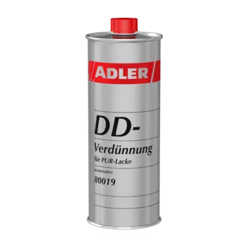 Lak na dřevo Adler DD-VERDÜNNUNG AROMATENFREI 8519 (Ředidlo pro laky PUR A DD) Balení: 500ml + dárek k objednávce nad 1000Kč