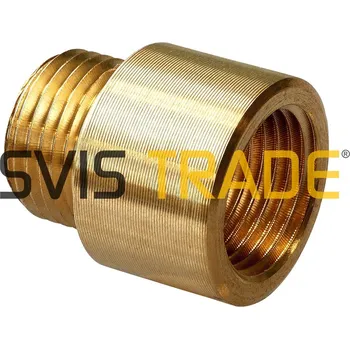 Instalatérský materiál Masivní prodloužení mosazné TOP - MOSAZ - 1/2"x15 550