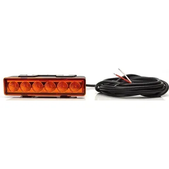 Maják WAŚ W117/898.1 12/24V oranžový