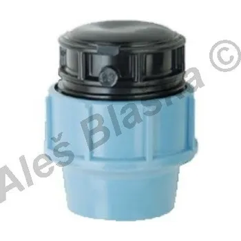 Vodovodní potrubí DONSEN | PE (PP-S) spojka zátka (víčko) na polyetylénové trubky (polyš) (svěrná plastová) - 63 PE4712