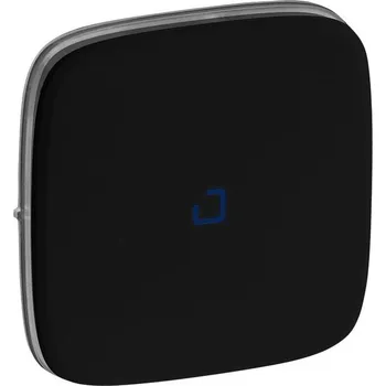 vypínač VALENA ALLURE KRYTKA UNIVERZÁLNÍ PODSVĚTLENÁ ČERNÁ LEGRAND 755088