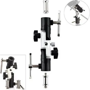 Držák blesku Držák blesku a deštníku s dvěmi klouby, hliník (DB17)