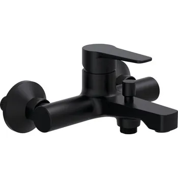 Vodovodní baterie Vanová baterie páková AVITAL TAY černá 157008