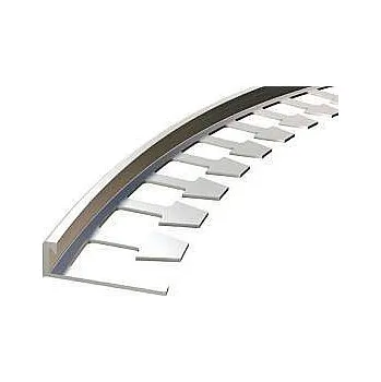 Stavební profil Ukončovací L profil pro krytiny od 9 do 10 mm (pro ruční tvarování) Hliník