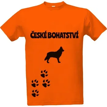 Tričko s potiskem České bohatství pánské