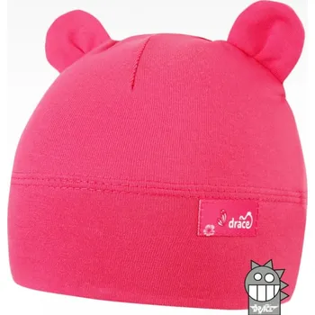 Čepice DRÁČE čepice dětská čepička kojenecká Berry 17 neon růžová velikost čepic: 48-50cm (1-2 roky, RDX vel.3)