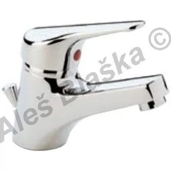 Vodovodní baterie Rubinetteria Gaboli Luigi - Itálie | GL 8500 Páková vodovodní baterie mísící stojánková umyvadlová k průtokovému ohřívači - CHROM GL8500