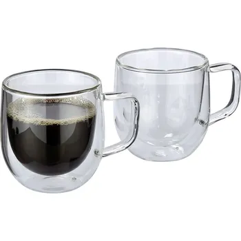 Hrneček na kávu VENETO 200 ml, 2 ks - Cilio (VENETO sada 2 skleněných hrnečků na kávu - Cilio)