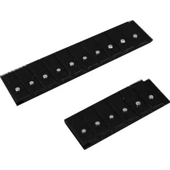 Samolepící etiketa Plastové 3D cenovky náhradní znak tečka stříbrná (T16S)