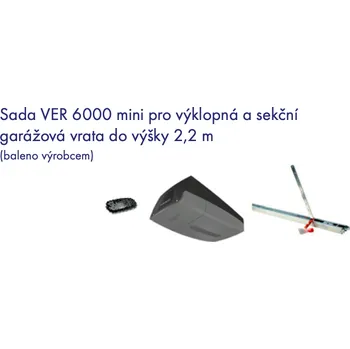 Garážová vrata CAME VER 6000 mini pohon pro garážová vrata do výšky 2,2m