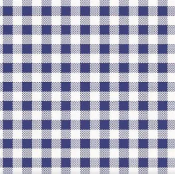 ubrus Ubrus PVC 152B káro modré návin 20 m x 140 cm