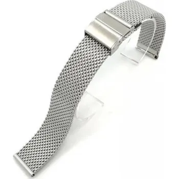 Řemínek na hodinky Deveroux Ocelový řemínek WD021, easy click - Stříbrný DEV0085