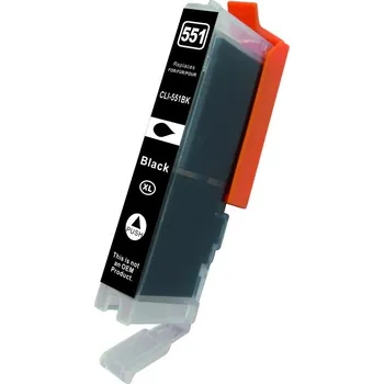 Cartridge Canon CLI 551BK - kompatibilní náplně do tiskárny Canon